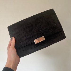Black Velvet Clutch